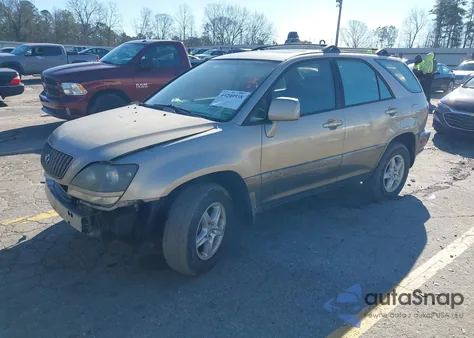 2000 Lexus Rx 300 из США, поврежденный, VIN JT6GF10U9Y0073702